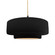 Radiance One Light Pendant in Carbon Matte Black w/ Champagne Gold (102|CER6545CBGDMBLKBEIGTWST)
