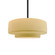 Radiance One Light Pendant in Muted Yellow (102|CER6543MYLWMBLKRIGID)