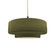 Radiance One Light Pendant in Matte Green (102|CER6543MGRNMBLKBEIGTWST)