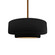 Radiance One Light Pendant in Carbon Matte Black w/ Champagne Gold (102|CER6543CBGDBRSSRIGID)