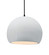 Radiance One Light Pendant in Gloss White (outside and inside of fixture) (102|CER6535WTWTMBLKBKCD)