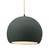 Radiance One Light Pendant in Pewter Green (102|CER6535PWGNMBLKBEIGTWST)