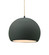 Radiance One Light Pendant in Pewter Green (102|CER6533PWGNMBLKBEIGTWST)