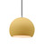 Radiance One Light Pendant in Muted Yellow (102|CER6530MYLWNCKLBKCD)