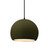 Radiance One Light Pendant in Matte Green (102|CER6530MGRNMBLKBKCD)
