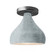 Radiance One Light Semi-Flush Mount in Sky Blue (102|CER6383SKBLBRSS)