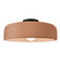 Radiance One Light Semi-Flush Mount in Adobe (102|CER6345ADOBMBLK)