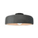 Radiance One Light Semi-Flush Mount in Gloss Grey (102|CER6343GRYMBLK)