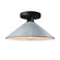 Radiance One Light Semi-Flush Mount in Concrete (102|CER6330CONCNCKL)