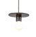 Radiance One Light Pendant in Rust Patina (102|CER6320PATRABRSBEIGTWST)