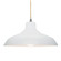 Radiance LED Pendant in Gloss White (outside and inside of fixture) (102|CER6265WTWTNCKLBKCDLED1700)