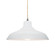 Radiance LED Pendant in Gloss White (outside and inside of fixture) (102|CER6263WTWTDBRZWTCDLED1700)