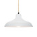 Radiance One Light Pendant in Gloss White (102|CER6263WHTMBLKBEIGTWST)