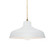 Radiance One Light Pendant in Gloss White (outside and inside of fixture) (102|CER6260WTWTABRSBEIGTWST)