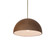 Radiance One Light Pendant in Gloss White (outside and inside of fixture) (102|CER6250WTWTNCKLBEIGTWST)