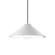 Radiance One Light Pendant in Gloss White (outside and inside of fixture) (102|CER6240WTWTMBLKBEIGTWST)