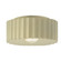 Radiance One Light Outdoor Flush Mount in Vanilla (Gloss) (102|CER6187WVAN)