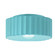 Radiance One Light Outdoor Flush Mount in Reflecting Pool (102|CER6187WRFPL)