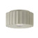 Radiance One Light Outdoor Flush Mount in White Crackle (102|CER6185WCRK)
