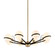 Ace Eight Light Chandelier in Textured Bronze Brushed Brass (67|F5304TBZBBA)