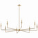 Alvaro Eight Light Chandelier in Champagne Bronze (12|52691CPZ)