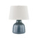 Ridgefield One Light Table Lamp in Aged Brass/Ceramic Textured Navy (70|L6027AGBC08)