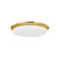 North Castle LED Flush Mount in Aged Brass (70|3118AGB)