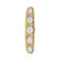 Bezel LED Wall Sconce in Vintage Brass (68|47205VB)