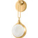 Riviere LED Wall Sconce in Vintage Gold Leaf (68|46501VGL)
