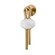 Ala LED Wall Sconce in Vintage Brass (68|45901VB)