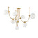 Astraia Nine Light Chandelier in Vintage Brass (68|45067VB)