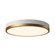 Adelaide LED Flush Mount in Aged Gold/White (452|FM554215AGWH5CCT)