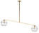 Lowing LED Chandelier in Polished Antique Brass (182|SLCH356CPABL)