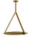 Cymbal LED Pendant in Natural Brass (182|PBPD35127NBNB)