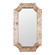 Farra Wall Mirror in Poplar Burl/Weathered Brass (137|449MI26B)