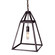 Foyer One Light Hanging Lantern in Dark Brass (196|9722DBMEDNG)
