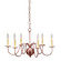 Chandelier Six Light Chandelier in Antique Copper (196|969ACLT6)