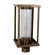 Austin One Light Post Mount in Dark Antique Brass (196|83733DABMEDCLR)