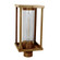 Austin One Light Post Mount in Antique Brass (196|83733ABMEDCLR)