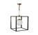 Pendant One Light Hanging Lantern in Dark Brass (196|6892XDBABMED)