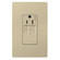 radiant Tamper-Resistant 15A Simplex Self-Test GFCI Receptacles with SafeLock Protection in Ivory (246|1597TRSGLI)