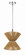 Serena One Light Pendant in Chrome/Walnut (46|58591CHWAL)