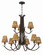 Kokomo Nine Light Chandelier in Aged Bronze Brushed (46|58329ABZ)