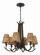 Kokomo Six Light Chandelier in Aged Bronze Brushed (46|58326ABZ)