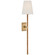 Basden LED Wall Sconce in Antique-Burnished Brass and Natural Rattan (268|CHD2085ABNRTL)