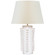 Amandine LED Table Lamp in Glossy White Crackle (268|ARN3680GWCL)