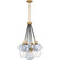 Quoizel Pendant Four Light Pendant in Brushed Weathered Brass (10|QP6749BWS)