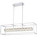 Dazzle LED Linear Chandelier in Polished Chrome (10|PCDZ136C)