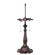 Lily Two Light Table Base in Mahogany Bronze (57|274412)