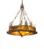 Bear At Lake Eight Light Pendant in Antique Copper (57|272093)